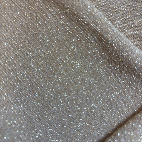 Elementz long sleeve crew neck Gold shimmery Blouse with Wrap Design size XL - Picture 9 of 9